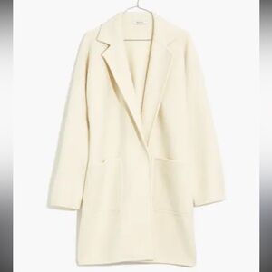Cream wool coat